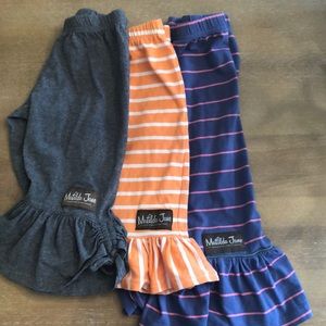 3 pairs Matilda Jane 3/4 pants.